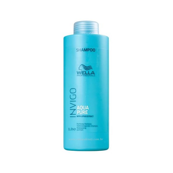 Shampoo Invigo Balance Aqua Pure Antirresíduos 1000ml - Wella